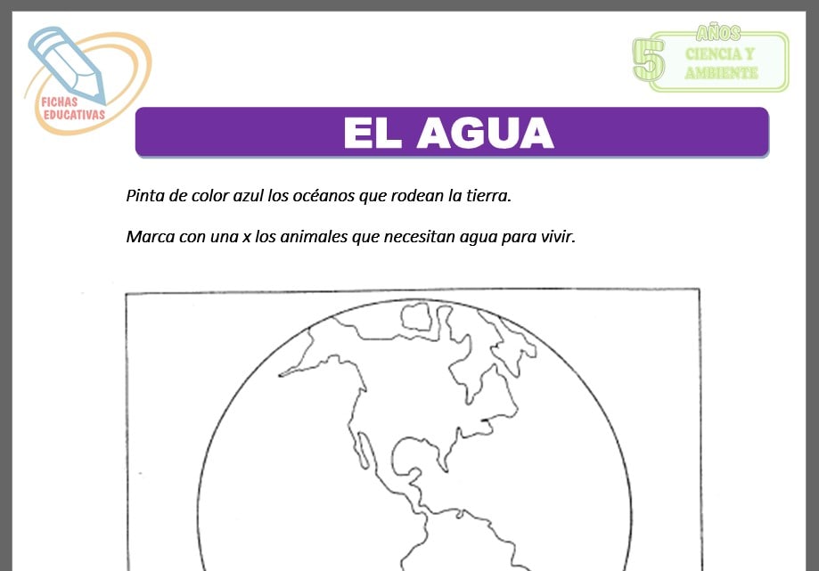 El agua para cinco años