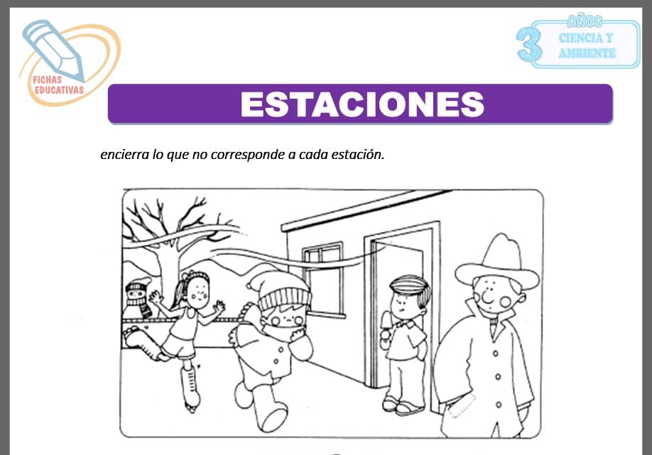 Estaciones para tres años