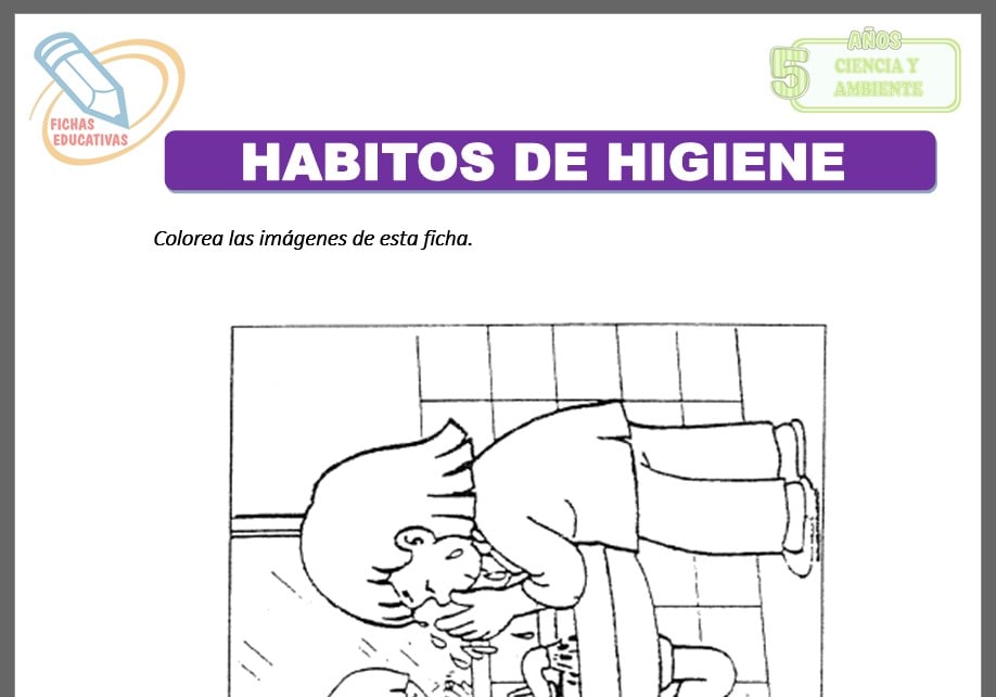 Hábitos de higiene para cinco años