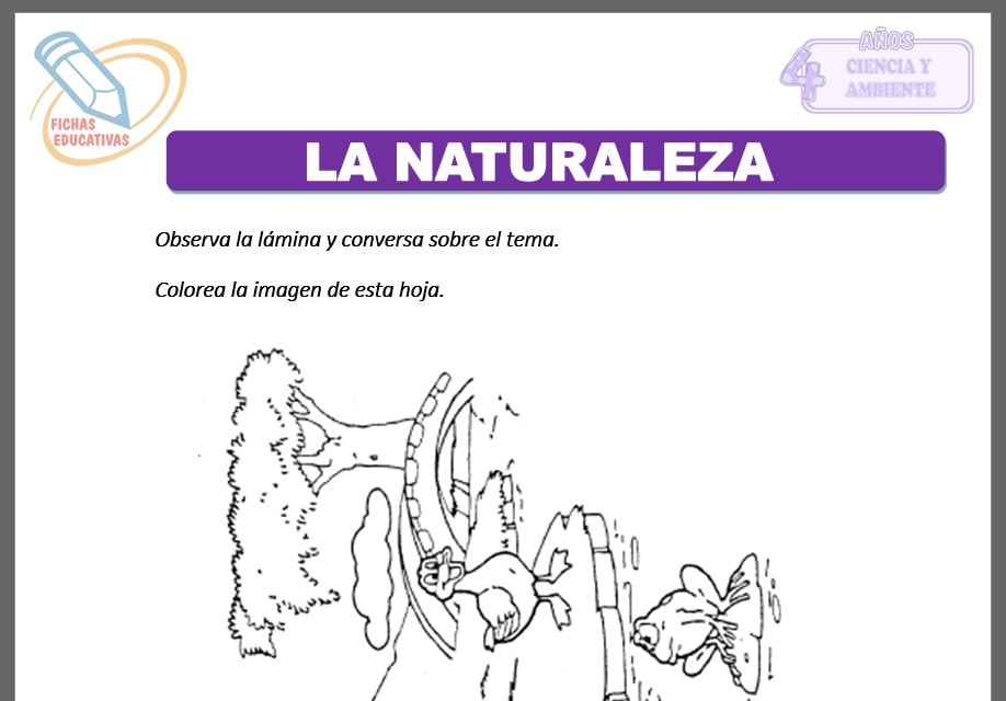 La naturaleza para cuatro años La naturaleza para cuatro años