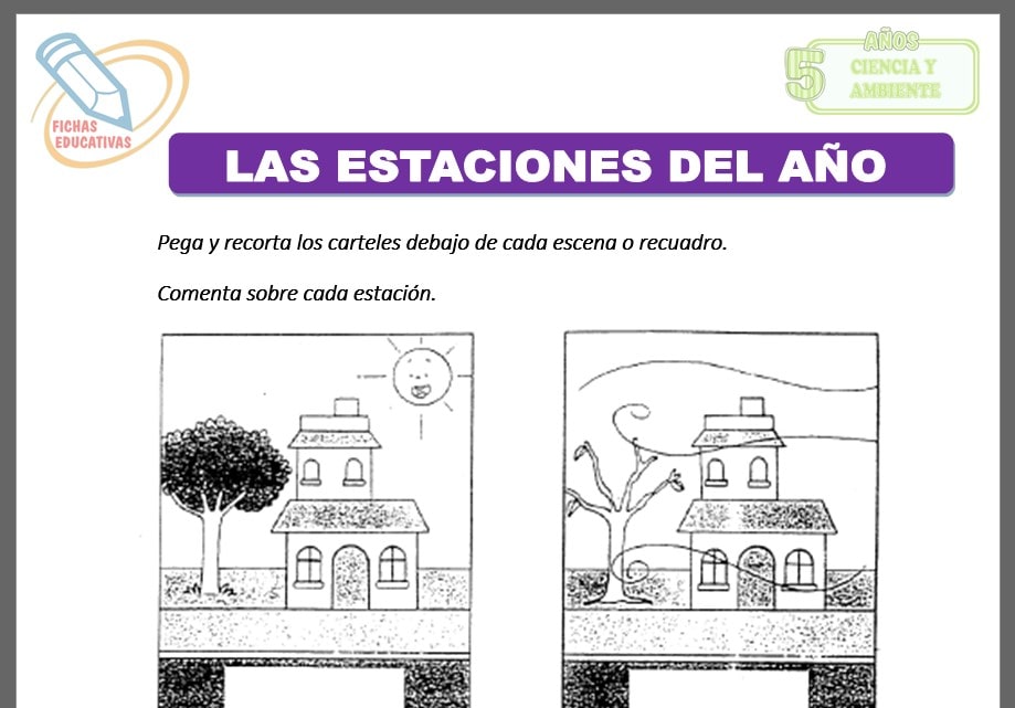 Las estaciones del año para cinco años