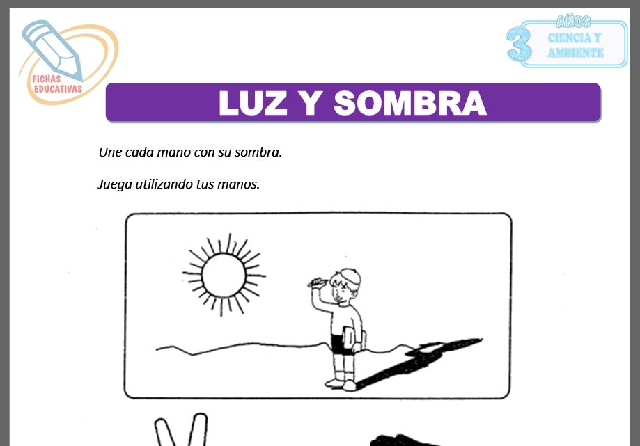 Luz y sombra para tres años