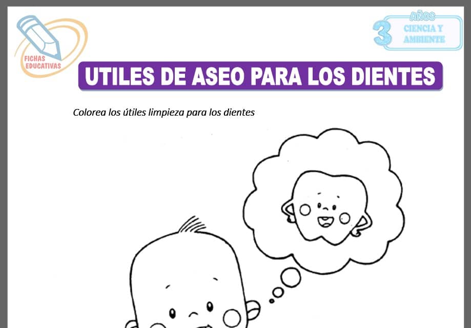 Útiles de aseo para los dientes para tres años Útiles de aseo para los dientes para tres años