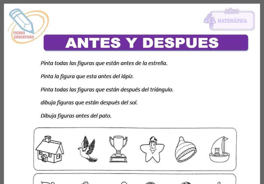 Antes y después para cuatro años