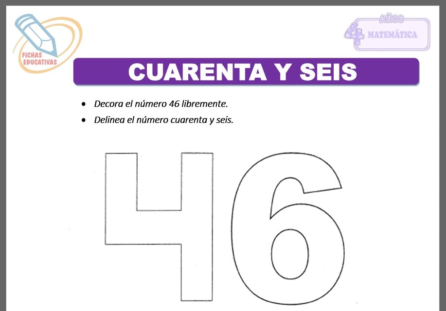 Cuarenta y seis para cuatro años