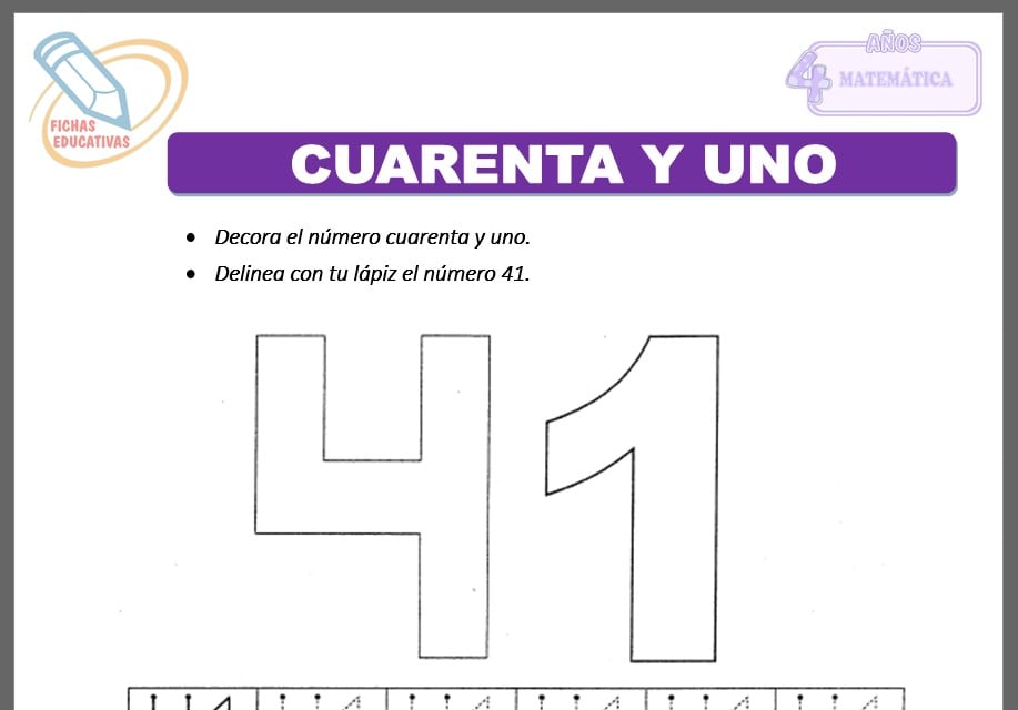 Cuarenta y uno para cuatro años