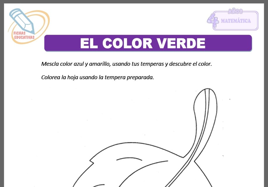 El color verde para cuatro años