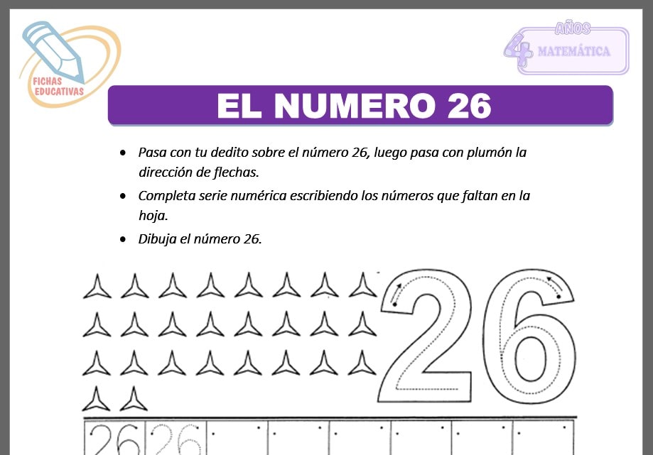 El número 26 para cuatro años