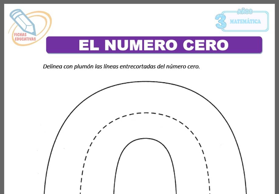 El número cero para tres años