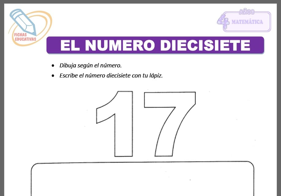 El numero diecisiete para cuatro años