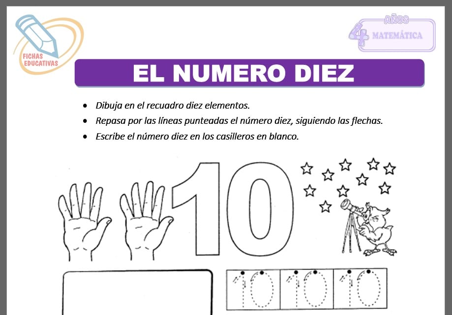 El numero diez para cuatro años