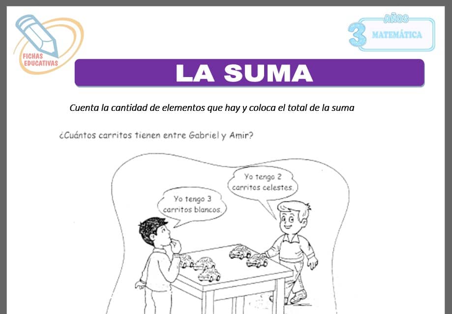 La suma para tres años