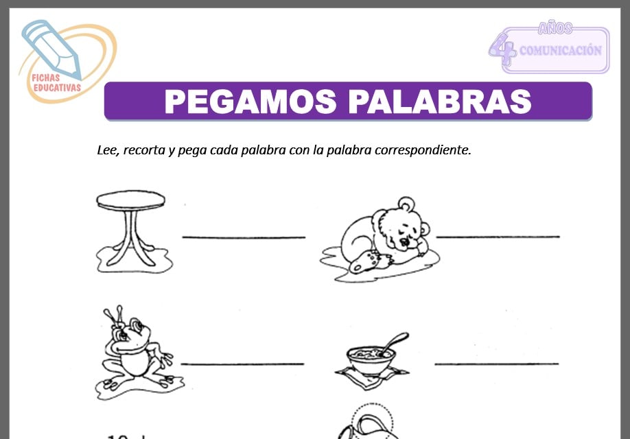 Pegamos palabras para cuatro años