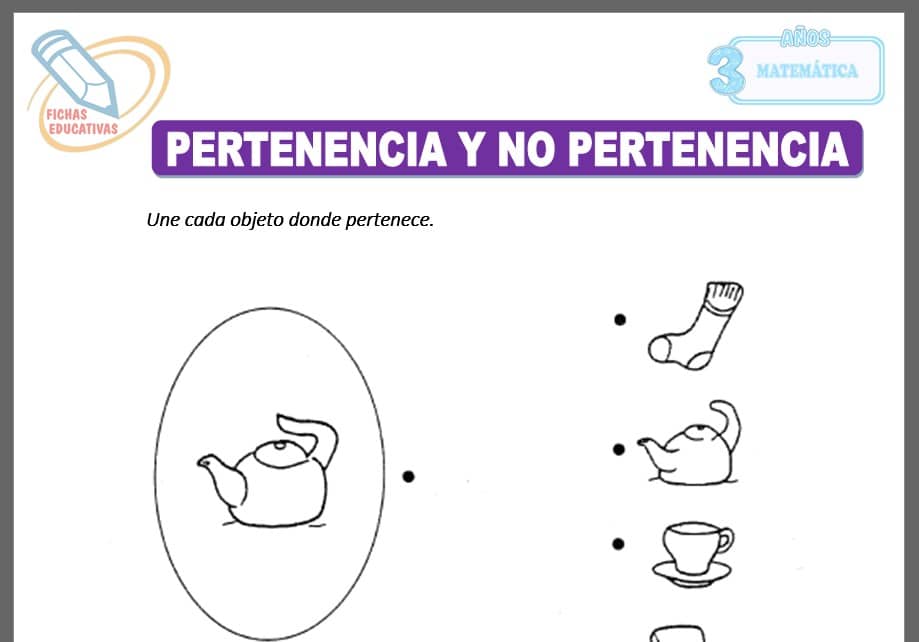 Pertenencia y no pertenencia para tres años