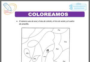 Coloreamos para tres años