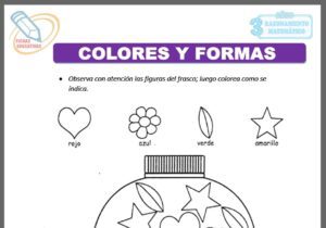 Colores y formas para tres años