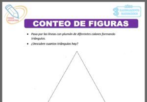 Conteo de figuras para tres años