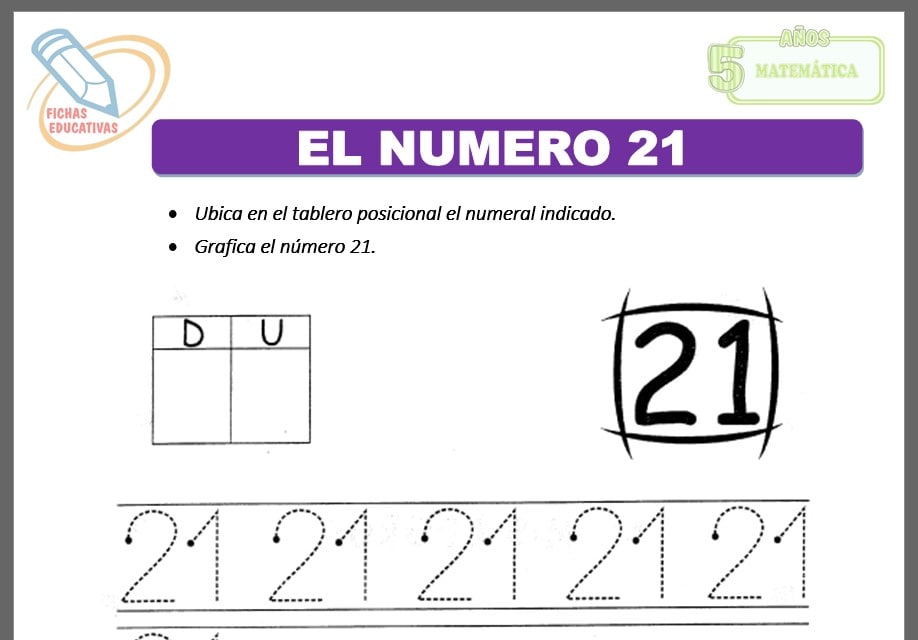 El numero 21 para cinco años
