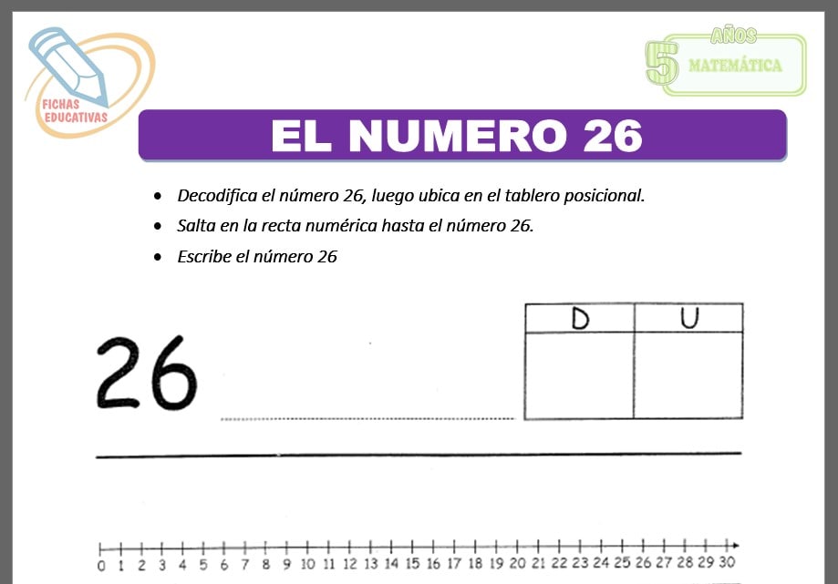 El numero 26 para cinco años