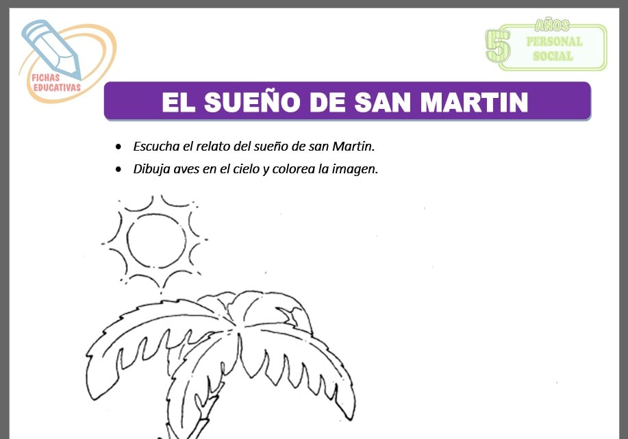 El sueño de san Martin para cinco años