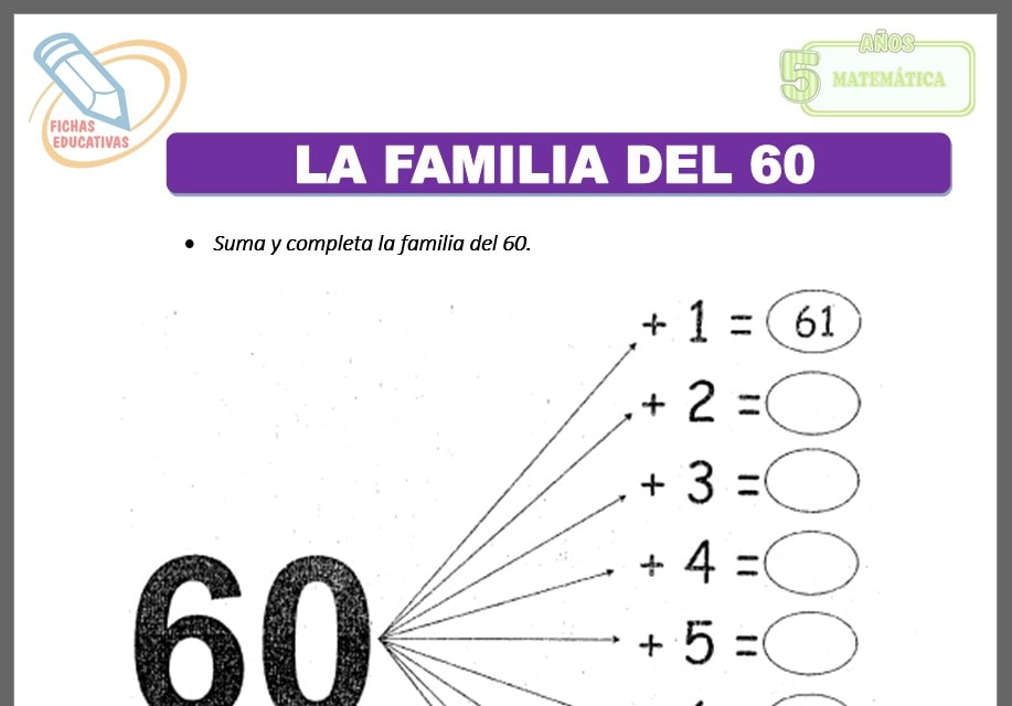 La familia del 60 para cinco años