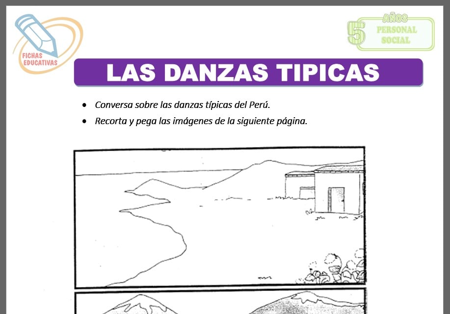 Las danzas típicas para cinco años Las danzas típicas para cinco años