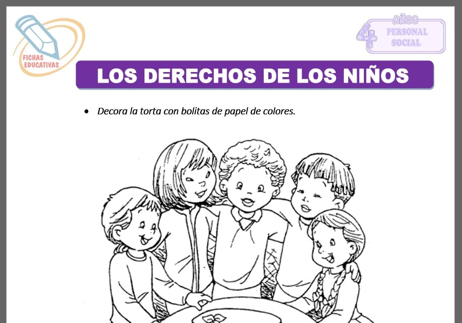 Los derechos de los niños para cuatro años