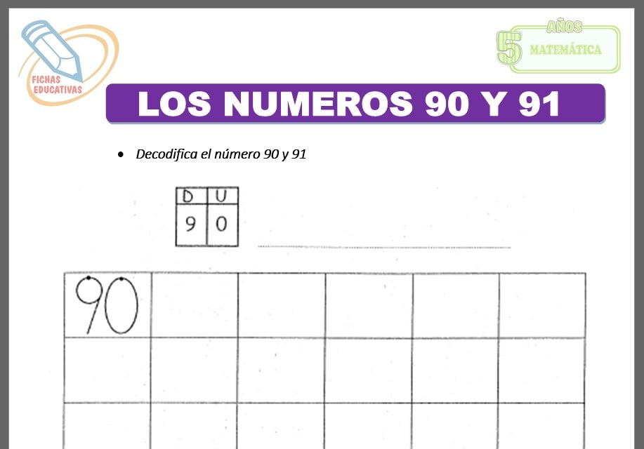 Los números 90 y 91 para cinco años