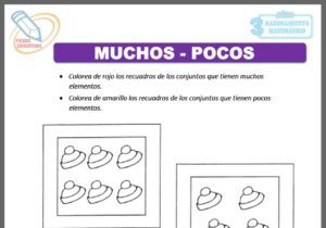 Muchos - pocos para tres años