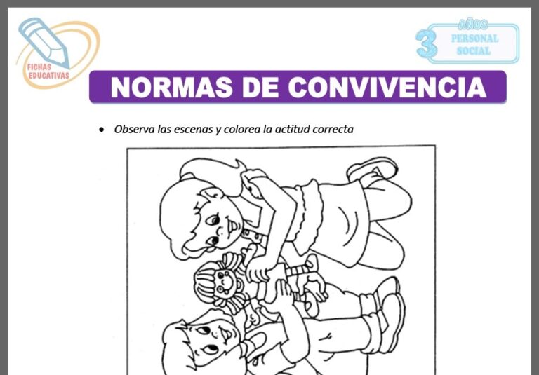 Normas de convivencia para niños de Tres Años