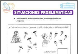 Situaciones problemáticas para tres años
