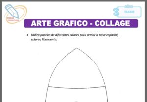 Arte gráfico - collage para tres años