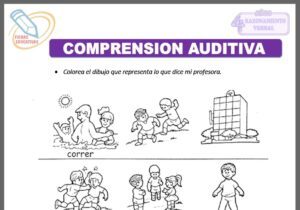 Comprensión auditiva para cuatro años