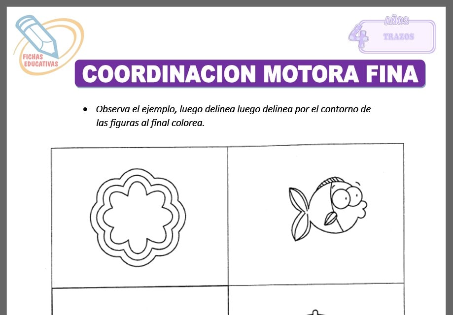 Coordinación motora fina para cuatro años Coordinación motora fina para cuatro años
