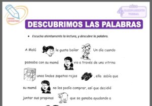 Descubrimos las palabras para cuatro años