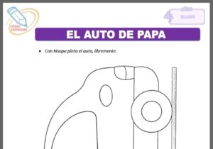 El auto de papá para cuatro años