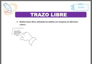 El trazo libre para tres años