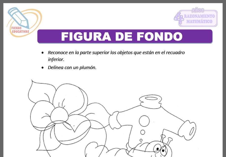 Figura de fondo para cuatro años