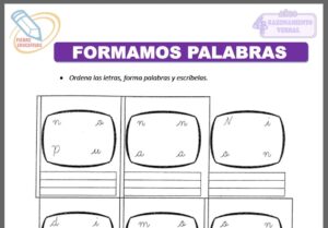 Formamos palabras para cuatro años