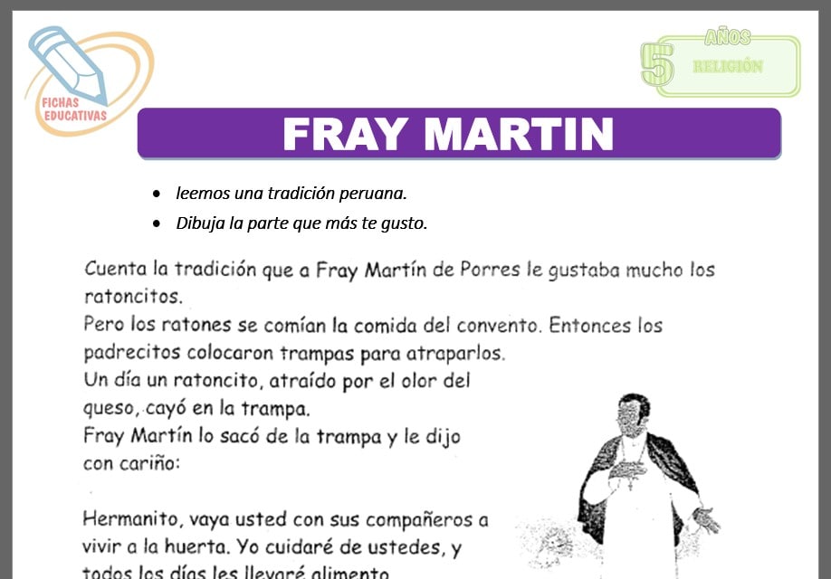 Fray Martin para cinco años