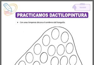 Practicamos dactilopintura para cuatro años