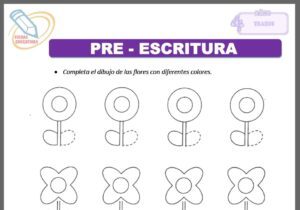 Pre - escritura para cuatro años