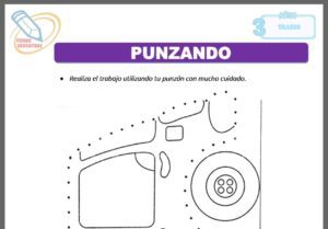 Punzando para tres años