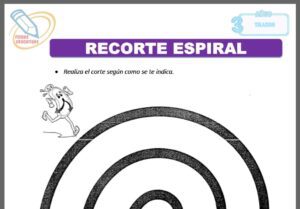 Recorte espiral para tres años