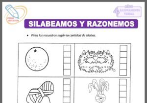 Silabeamos y razonemos para cuatro años