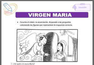 Virgen María para cuatro años