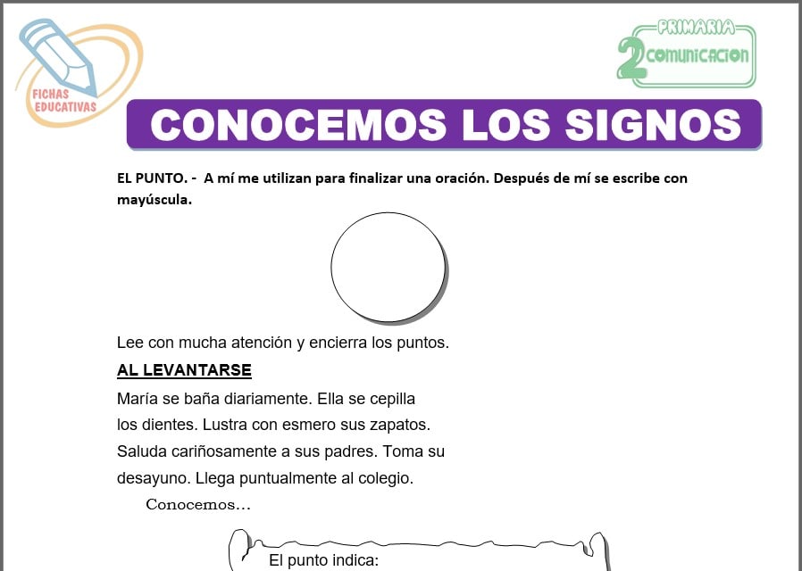 Conocemos los signos para segundo de primaria