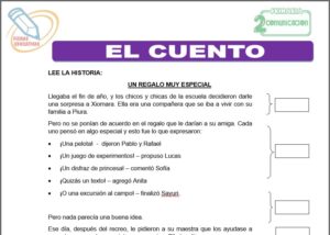 El cuento para segundo de primaria