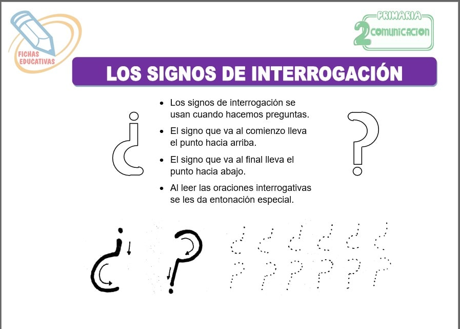 Investigar Para Que Sirven Los Signos De Interrogacion fichaseducativas.com