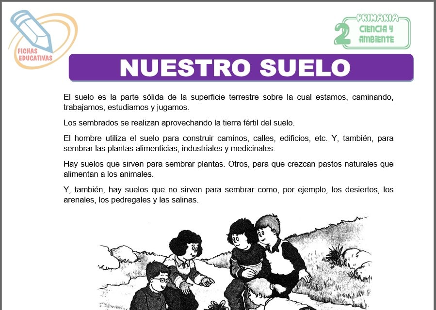 Nuestro suelo para segundo de primaria